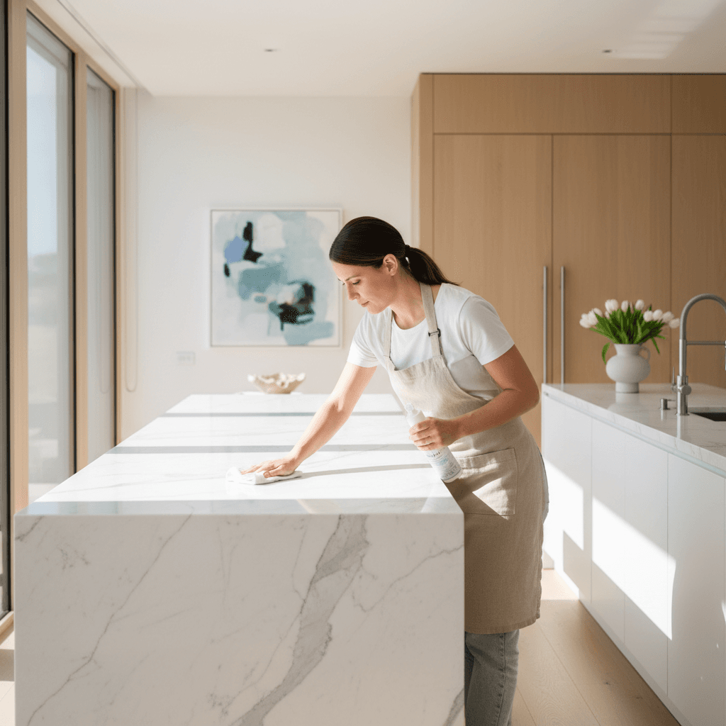 Residential deep cleaning in upscale Uptown home