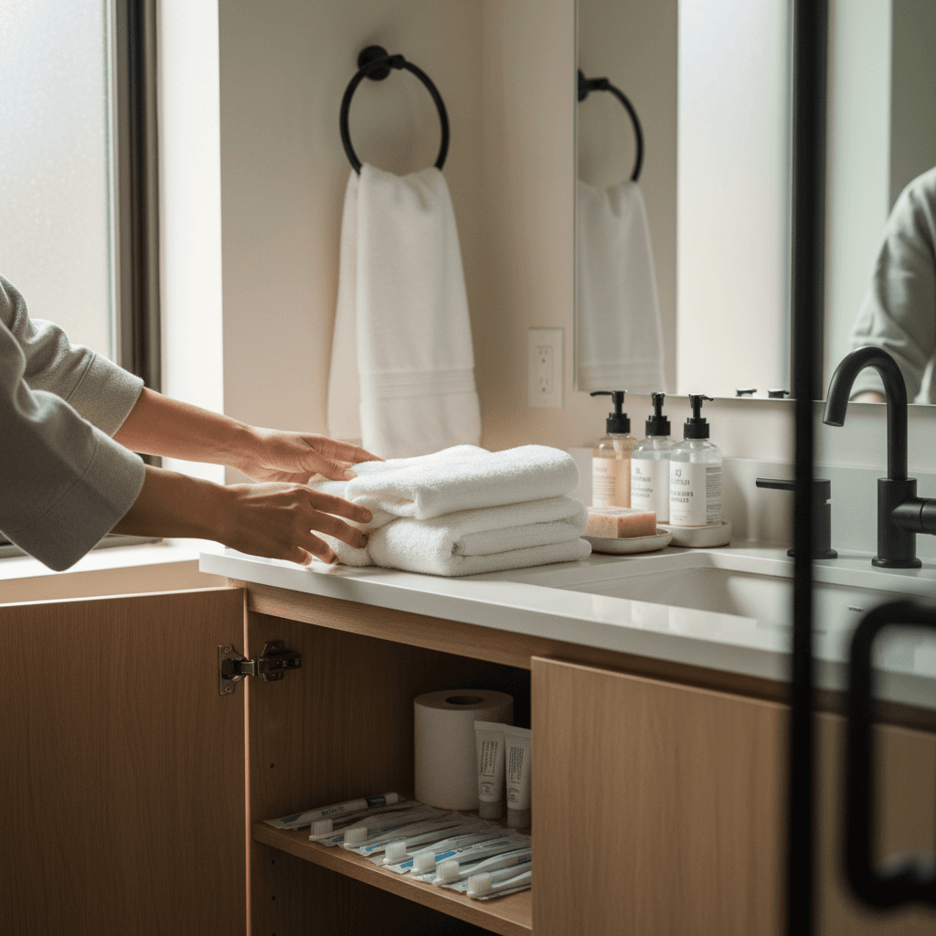 Airbnb turnover cleaning with attention to guest comfort