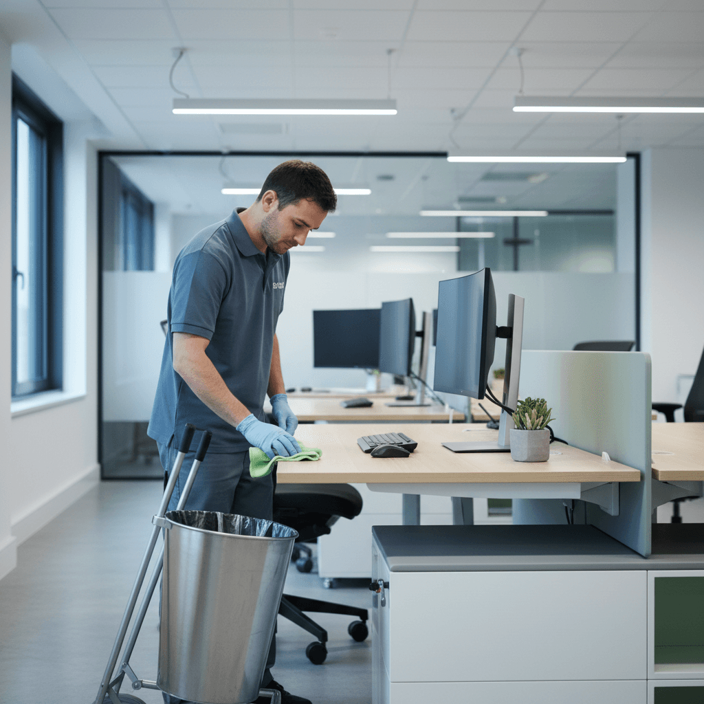 Commercial office space maintenance and cleaning
