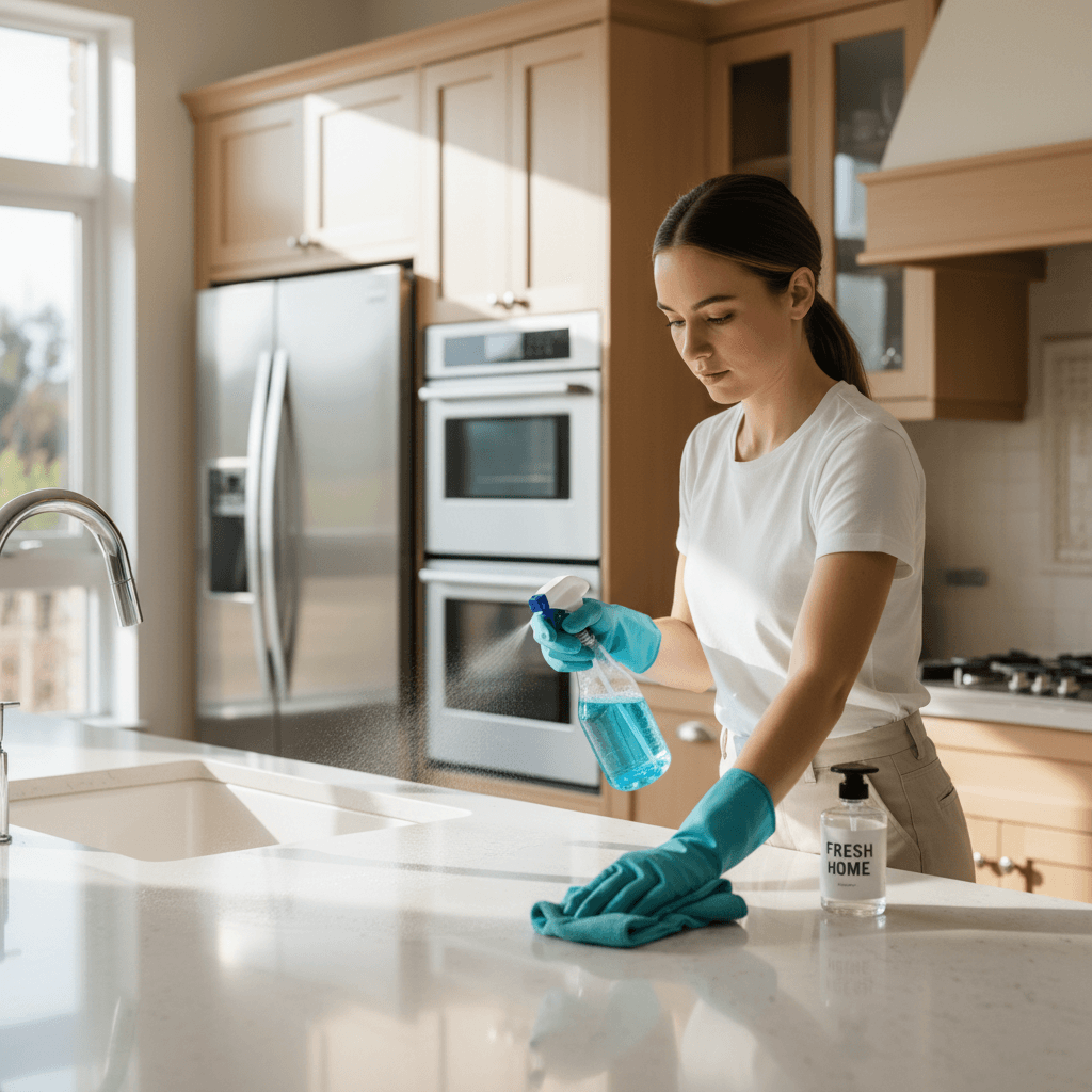 Weekly maintenance cleaning